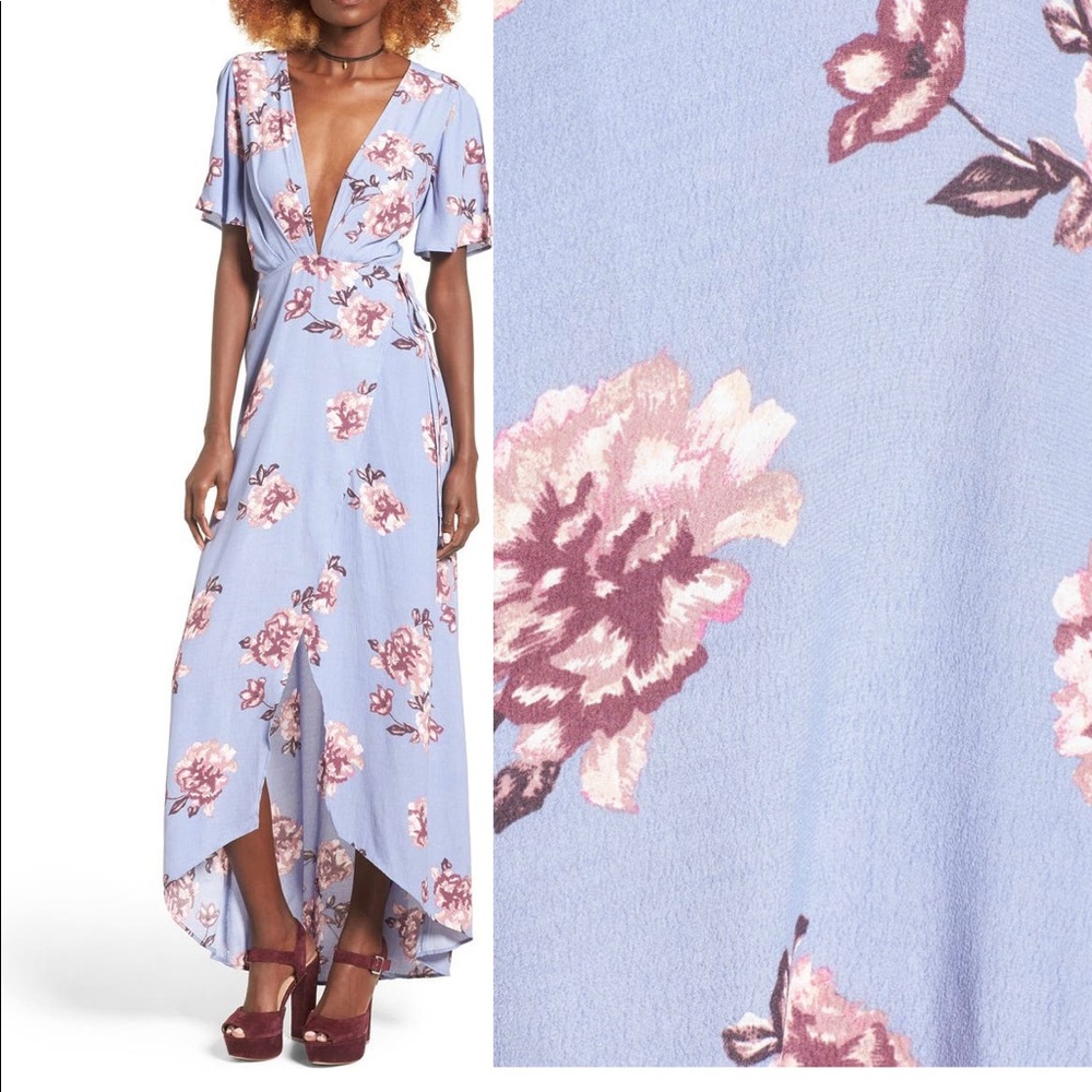 Astr the Label Wrap Dress
